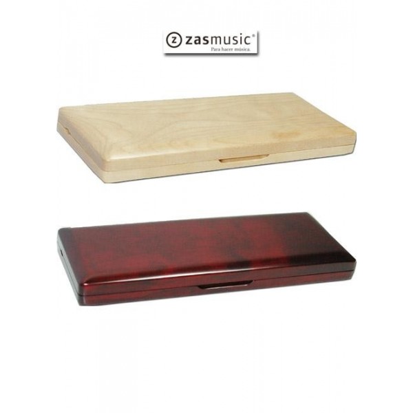 Estuche para 10 cañas de fagot de madera