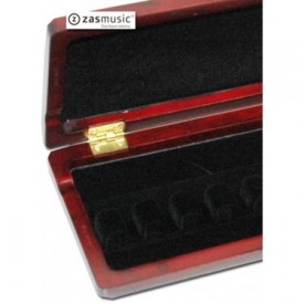 Estuche para 10 cañas de fagot de madera