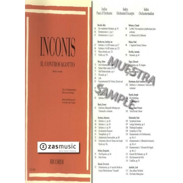 INCONIS: THE CONTRABASSOON - History and technique