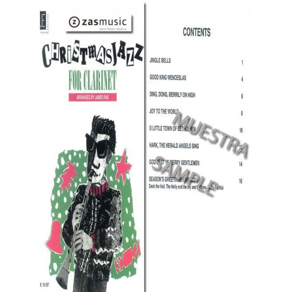 Christmas Jazz for Clarinet and piano