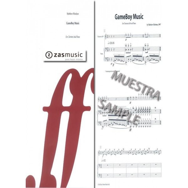 Hindson, Matthew: GameBoy Music for Clarinet and Piano