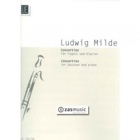 Milde, Ludwig: Concertino for bassoon and piano