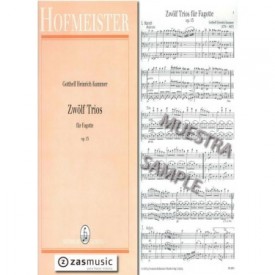 Kummer: Zwölf trios für fagotte op. 13
