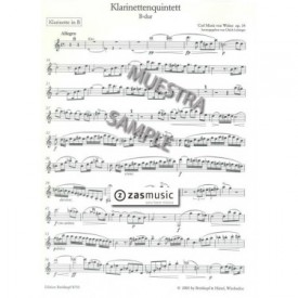 Weber: Clarinet Quintet in B flat major Op. 34