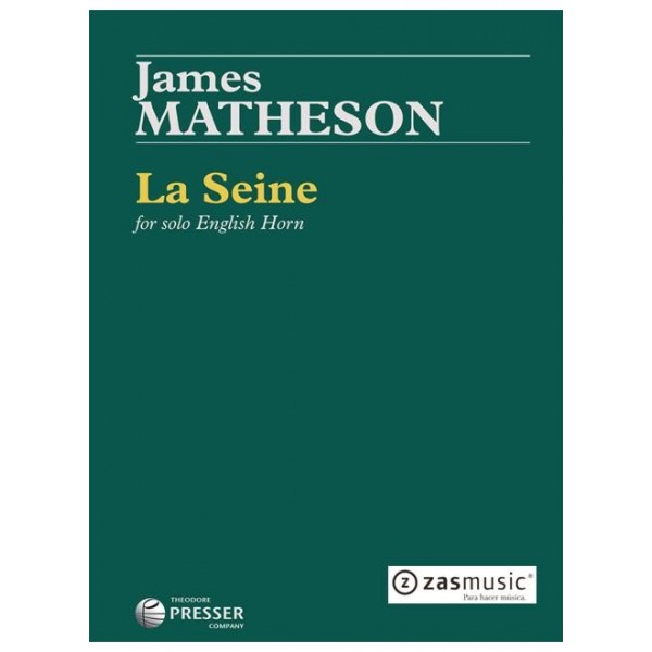 Matheson, James: La Seine Solo English Horn