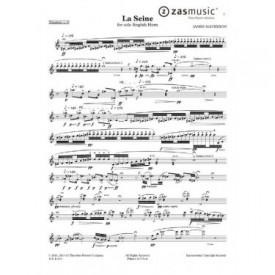 Matheson, James: La Seine Solo English Horn