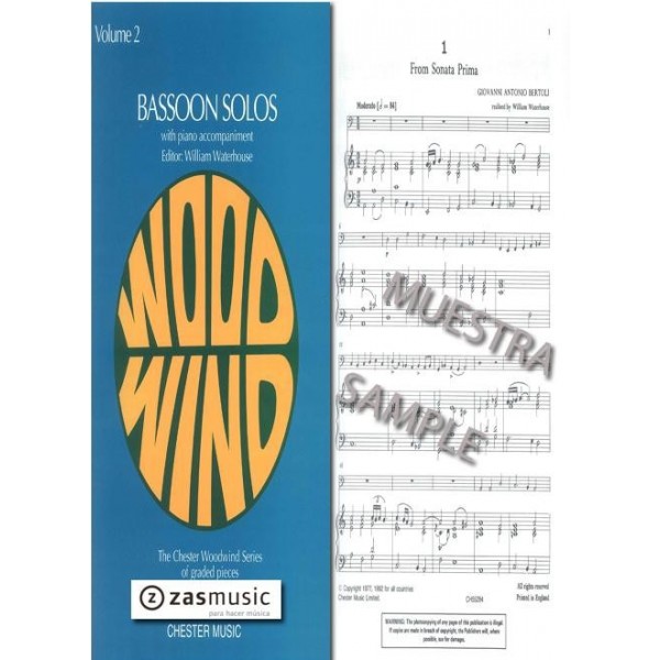 BASSOON SOLOS with piano accompaniment vol. 2