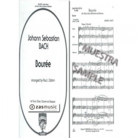 Bach,J.S.: Bourée for Flute, Oboe, Calrinet and Bassoon