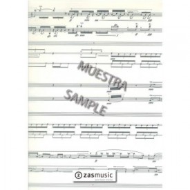 Façade-trio pour deux clarinettes basses & percussion