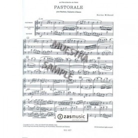 Milhaud:  Pastorale fur oboe, klarinette und fagott