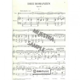 Schumann: Drei Romanzen Opus 94 für Oboe und Klavier