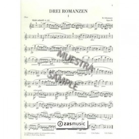 Schumann: Drei Romanzen Opus 94 für Oboe und Klavier