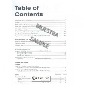 Protocol, the Collegiate Audition Process for Clarinet