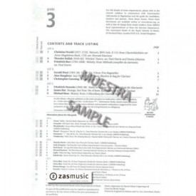 Selected Clarinet exam pieces