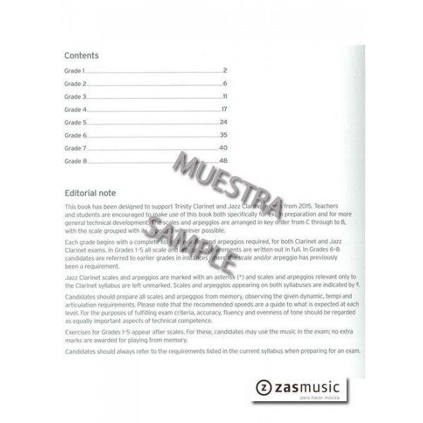 Clarinet Scales, Arpeggios & Exercises