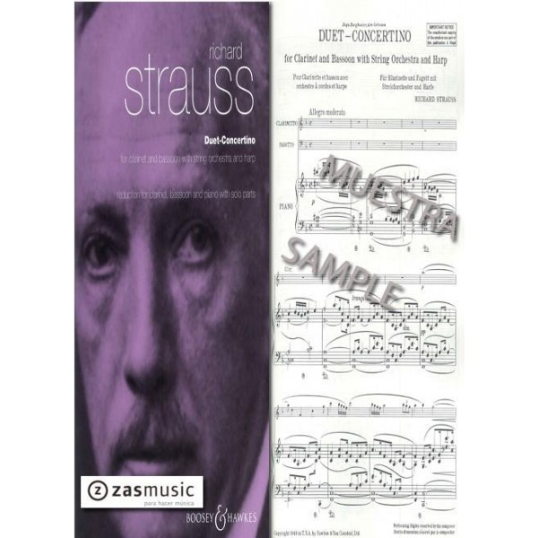 Strauss, Richard (1864-1949): Duet-concertino for clarinet and bassoon