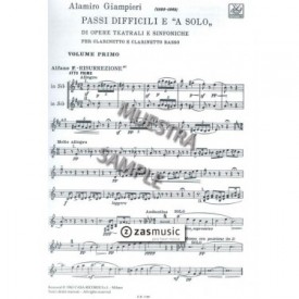 Giampieri: Pasajes difíciles y solos Vol. I