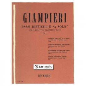 Giampieri: Pasajes difíciles y solos Vol. I