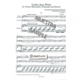 Mendelssohn: Six songs without words