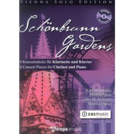 Schönbrunn Gardens. 8 Concert pieces for clarinet and piano