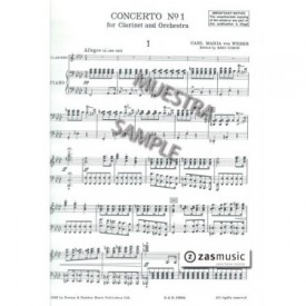 Weber: Concerto No.1 for clarinet and Orchestra