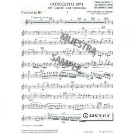 Weber: Concerto No.1 for clarinet and Orchestra