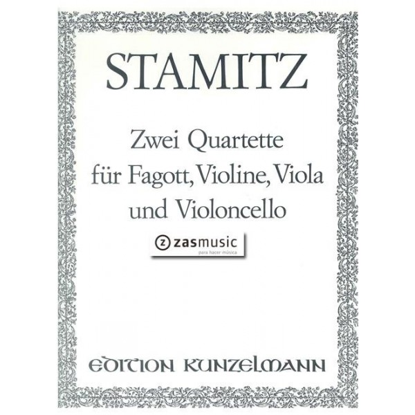 Stamitz: 2 cuartetos para fagot y cuerda