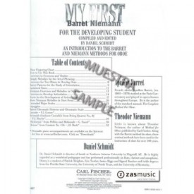 Schmidt: My first Barret / Niemann.