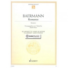 Baermann: Romance for clarinet & piano