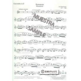 Baermann: Romance for clarinet & piano
