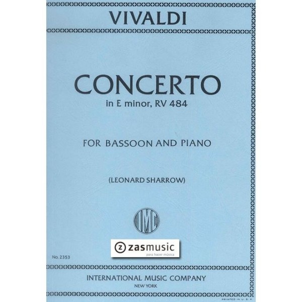Vivaldi, Concierto en Mi m F. VIII / 6 op. 45 nº 2 Rv. 484