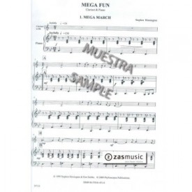 Mega Fun six pieces for clarinet in Bb and piano by Stephen Binnington & Ken Stobbs