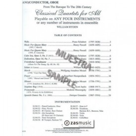 Classical Quartets for All Edición a cargo de William Ryden