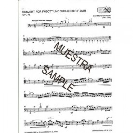 Weber: Concert for bassoon and orchestra F major Op. 75