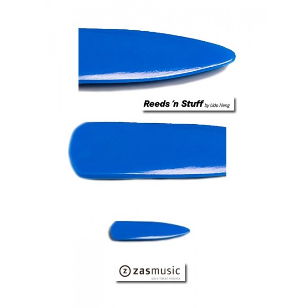 Lengüeta de plástico para caña de oboe opaca o fluorescente. Reeds´n stuff