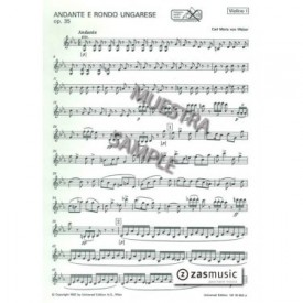 WEBER: ANDANTE E RONDO UNGARESE, OP. 35 Violin I