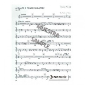 WEBER: ANDANTE E RONDO UNGARESE, OP. 35 Trompeta I