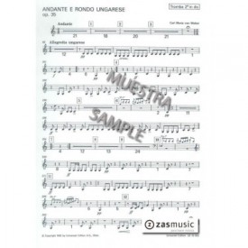 WEBER: ANDANTE E RONDO UNGARESE, OP. 35 Trompeta II
