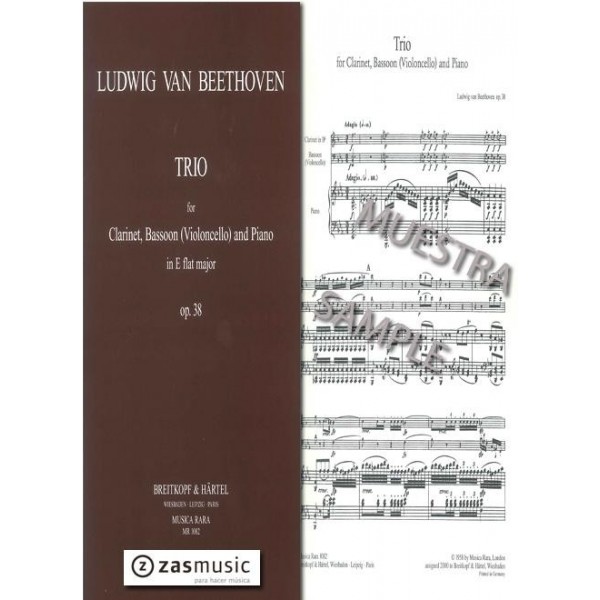 Beethoven: Trio in E flat major op. 38