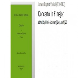 Vanhal (1739-1813): Concerto in F major edition for 2bsn, pno