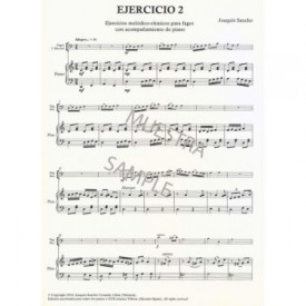 Ejercicios melódicos-rítmicos para fagot