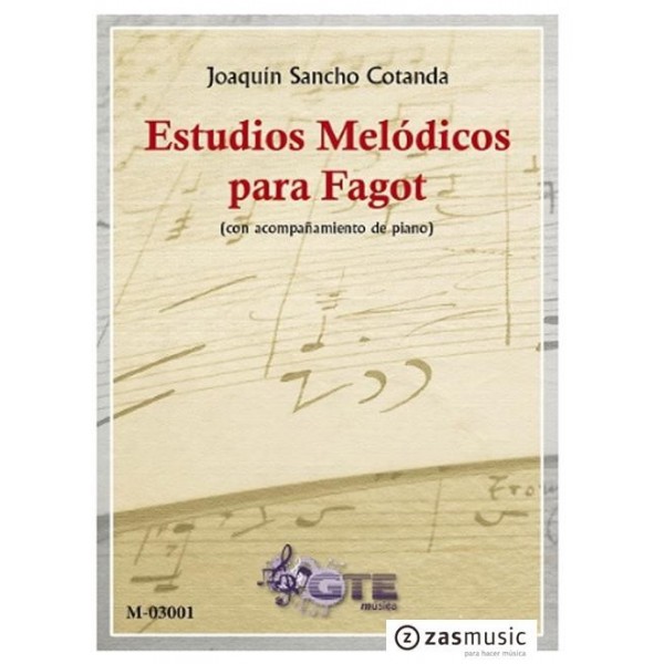 Estudios melódicos para fagot