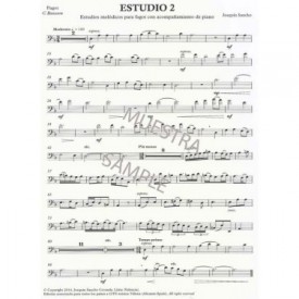 Estudios melódicos para fagot