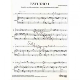 Estudios melódicos para fagot