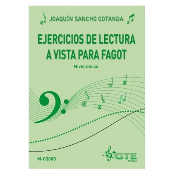 Ejercicios de lectura a vista para fagot