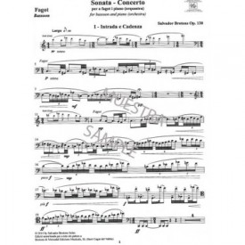 Brotons: Sonata-Concerto op.130 per a fagot i piano