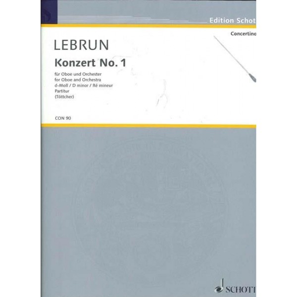 Lebrun: Concierto num 1 (guión orquesta)