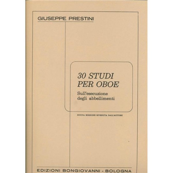 30 estudios para el oboe de Prestini
