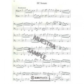 Boismortier, Joseph Bodin de, 9 petites sonates et chaconne for 2 violoncellos (Bassoons, Viole da gamba) op. 66