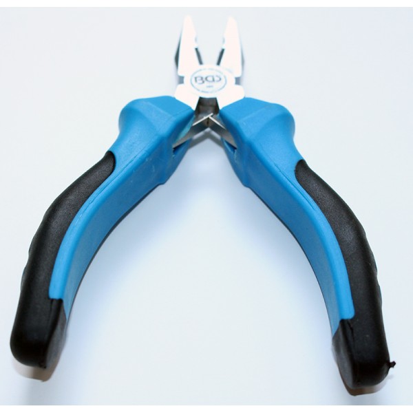 Alicatas mordaza (plana y de corte) para hacer las cañas. CHIARUGI